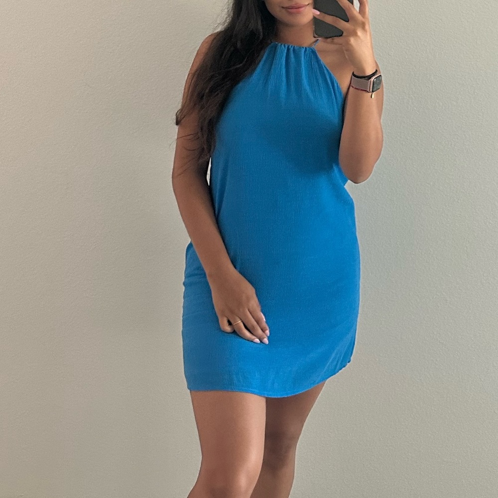 Royal blue dress